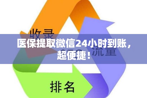 潍坊医保提取微信24小时到账，超便捷！
